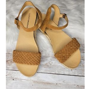 Lucky Brand (NWOT)Grecilyn Espadrille WedgeSandals